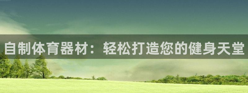 富联平台登录入口官网：自制体育器材：轻松打造您的健身